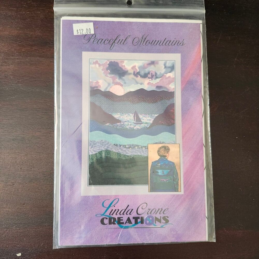Linda Crone Creations Peaceful Mountains Landscape Art Quilt Pattern